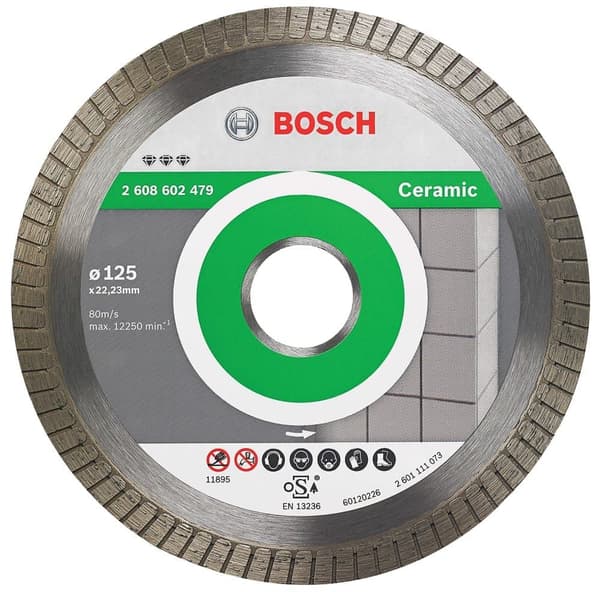 Timanttikatkaisulaikka Bosch BEST FOR CERAMIC EXTRACLEAN TURBO; 125 mm