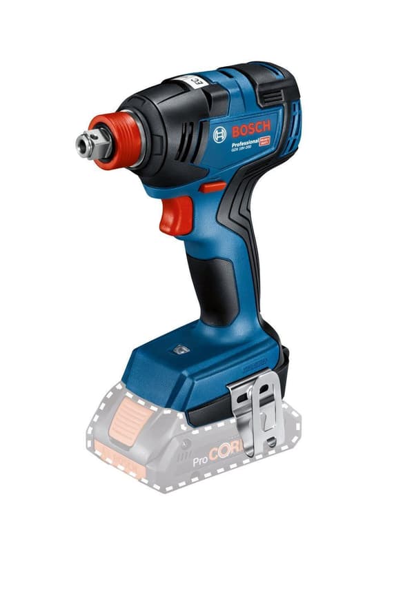 Iskumutterinväännin Bosch GDX 18V-200; 18 V (ilman akkua ja laturia)