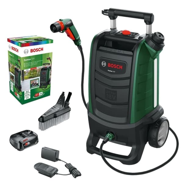 akkupainepesuri Bosch Fontus GEN II; 18 V; 1x2,5 Ah akku