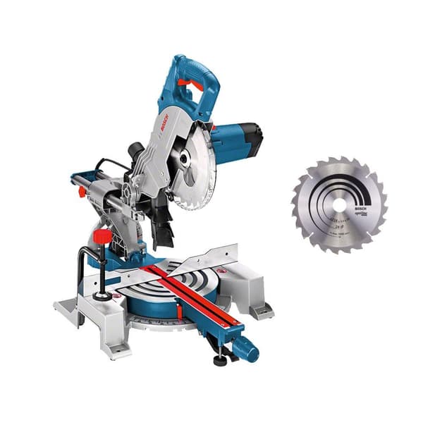 Katkaisu- ja jiirisaha Bosch GCM 80 SJ + Katkaisulaikka Bosch Optiline Wood