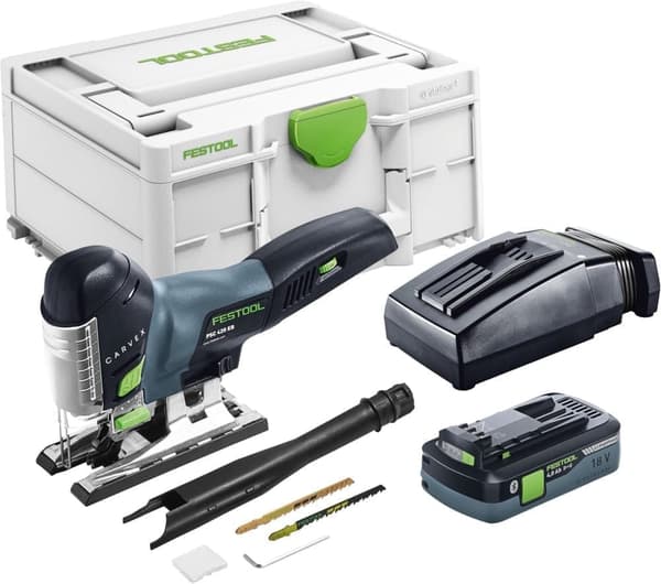 Akkupistosaha Festool PSC 420 HPC 4,0 EBI-Plus CARVEX; 18 V; 1x4,0 Ah akku