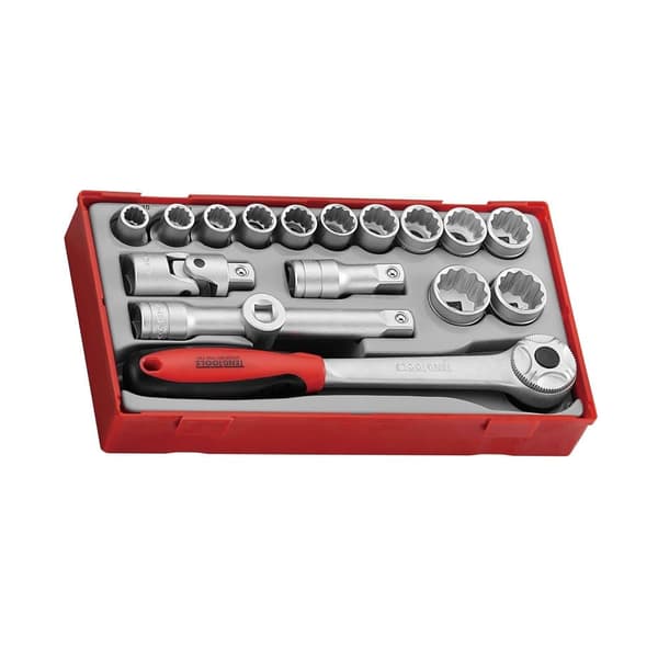 Hylsysarja  Teng Tools TT1218; 18 kpl.