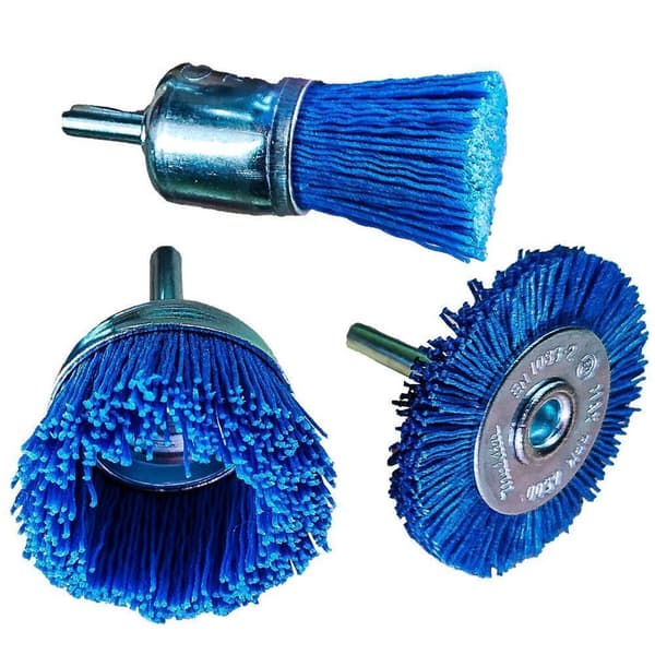 Pyöreä nylon-harja Makita D-70758; 3 kpl.