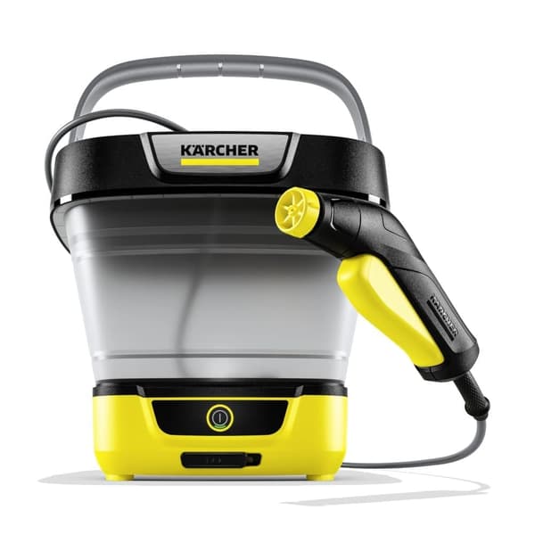 Kannettava matalapainepesuri Karcher OC 3 Foldable musta, Valkoinen, Keltainen