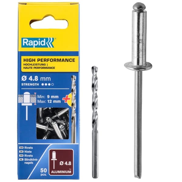 Niitit Rapid; 4,8 mm; 16 mm; 50 kpl.
