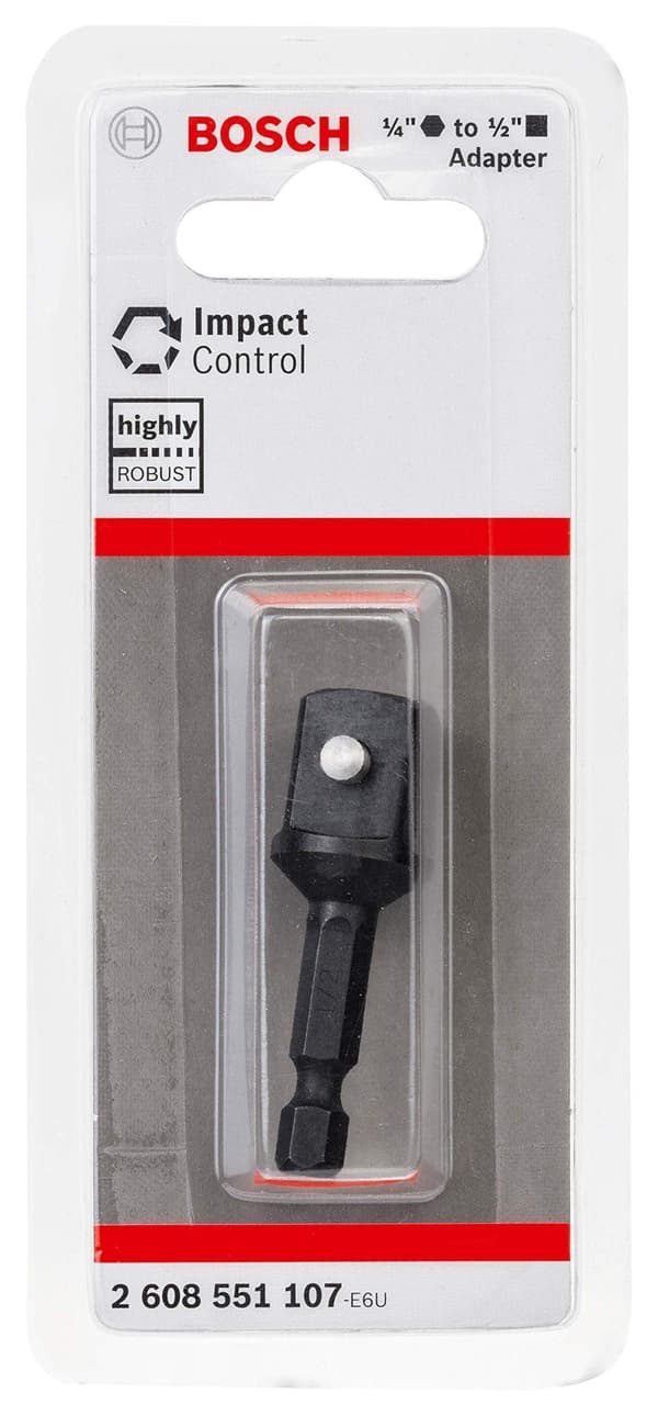 Adapteri Bosch 2608551107; 1/4''-1/2''; 50 mm