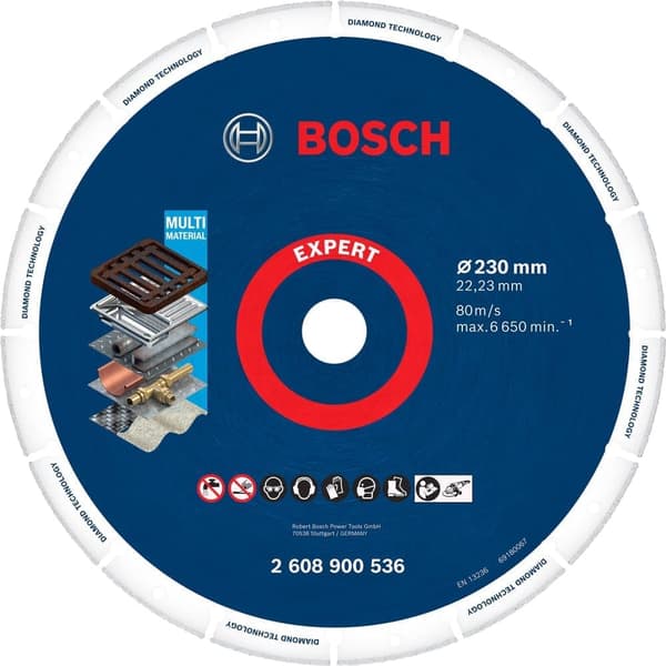 Timanttikatkaisulaikka Bosch Metal 2608900536; 230x22,23 mm
