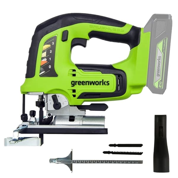 Akkupistosaha Greenworks GD24JS; 24 V (ilman akkua ja laturia)