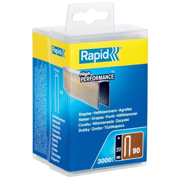 Rapid-niitit , tyyppi 90 5,7x20 mm; 3000 kpl.