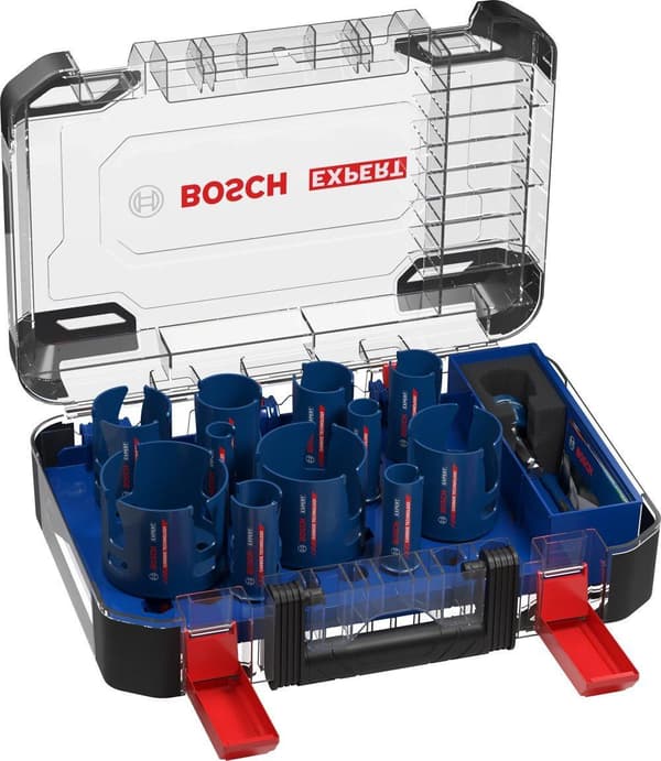 Reikäporasetti Bosch EXPERT CONSTRUCTION MATERIAL; 20-76 mm; 15 kpl.