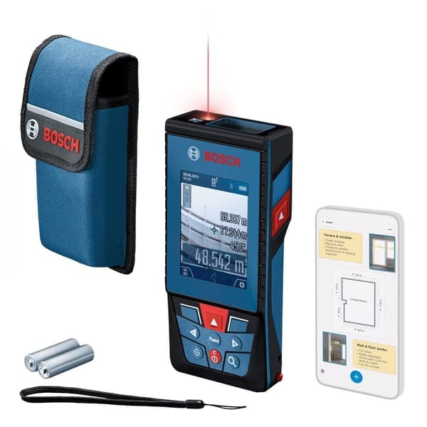Laseretäisyysmittalaite Bosch GLM 100-25 C musta, Sininen, Punainen