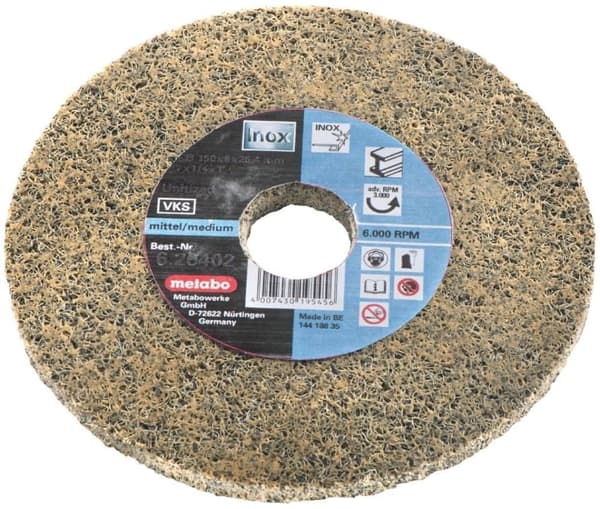 Hiomalaikka Metabo Fleece Compact M; 125x6x22,23 mm