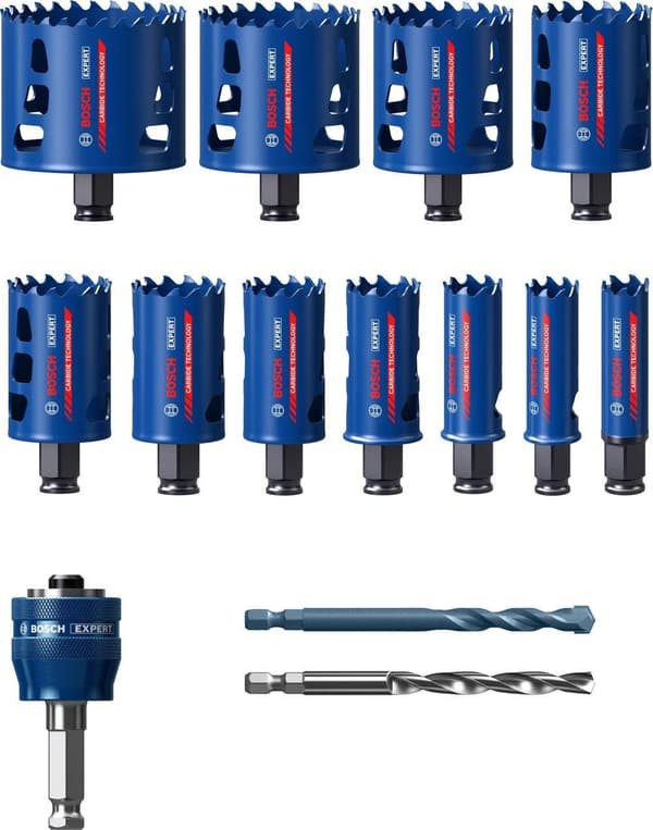 Reikäsahasarja Bosch 2608900448; 14 kpl.