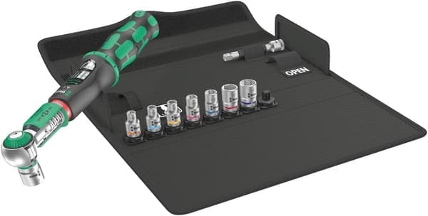 Momenttiavain Wera Safe-Torque A 1 Imperial Set 1; 1/4''; 2-12 Nm; 10 kpl.