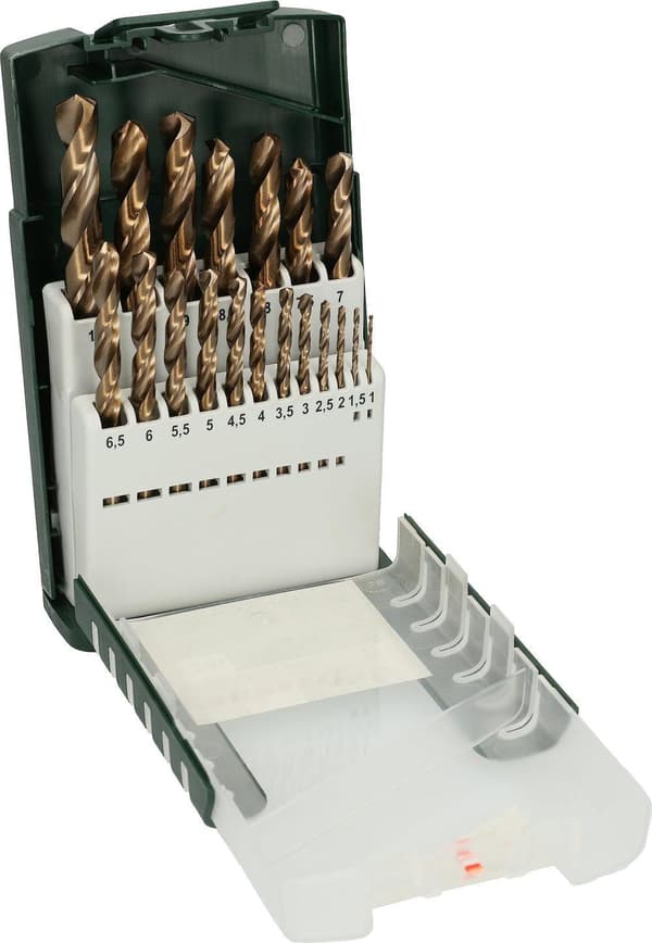 Poranteräsarja Bosch 2609255133; 1,0-10 mm; 19 kpl.
