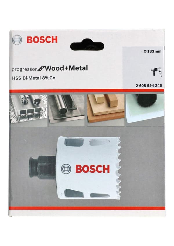 Reikäsaha Bosch Progressor for Wood and Metal; 133 mm
