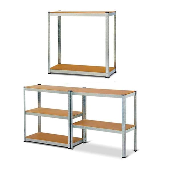 Herzberg HG-8027: Galvanisert oppbevaringshylle