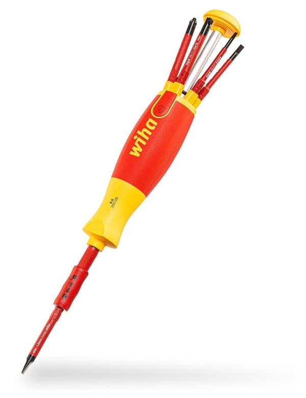 Skruvmejselskaft Wiha W41235 + Bits spår