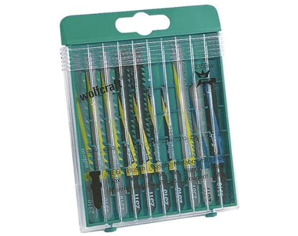 Sticksågsbladsats Wolfcraft 2358000; 10 st.