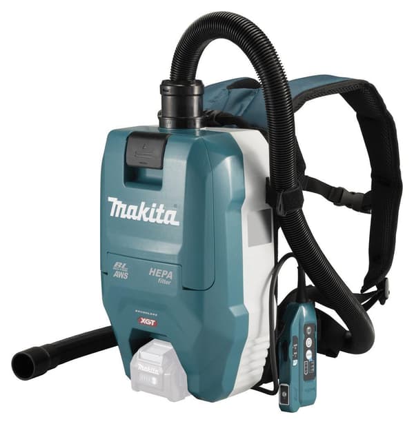 Trådlös dammsugare Makita VC009GZ01; 40 V (utan batteri och laddare) Svart, Blå, Vit