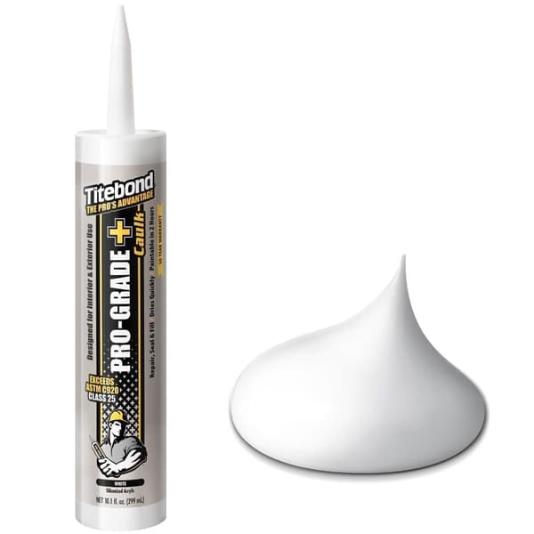 Tätningsmedel för inomhus och utomhus arbete Titebond PRO GLADE PLUS; 299 ml; vit
