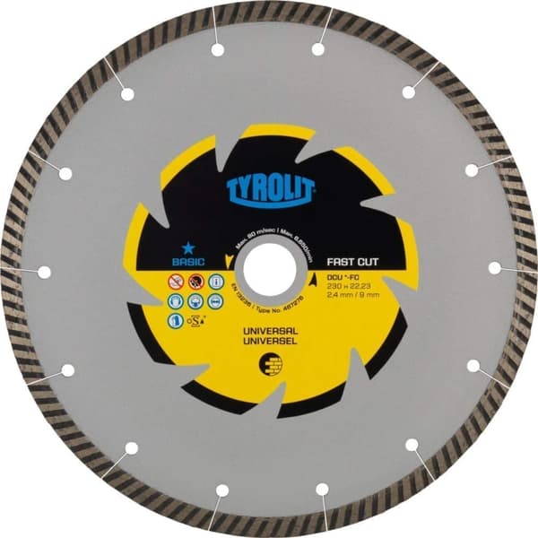 Diamantkapskiva Tyrolit DCU Eco Line 609302; 230 mm