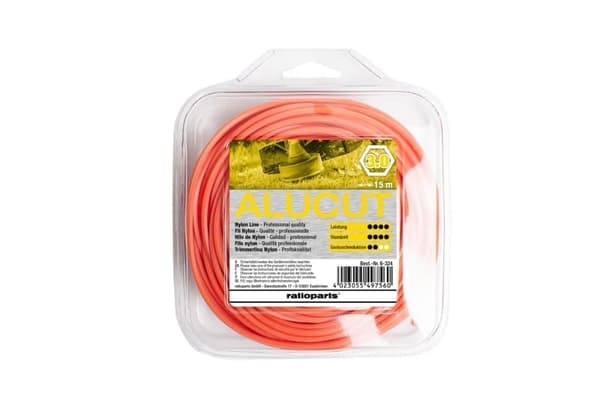 Trimmertråd AluCutline (3,0 mm/15 m) orange, 6-kants