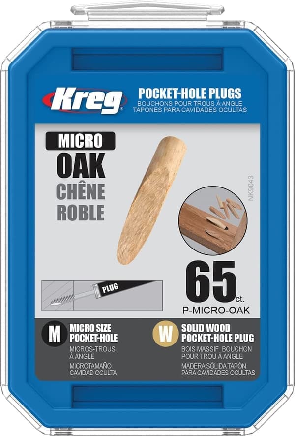 Stavsortiment Kreg P-MICRO-OAK; 12 mm (1/2'')- 140 mm (11/2''); 65 st. ek
