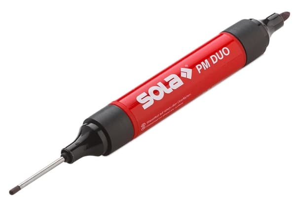 Märkpenna Sola PMDUO; 15 cm; svart