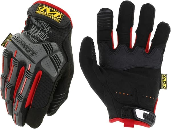 Handskar Mechanix Wear M-Pact Red/Black; S