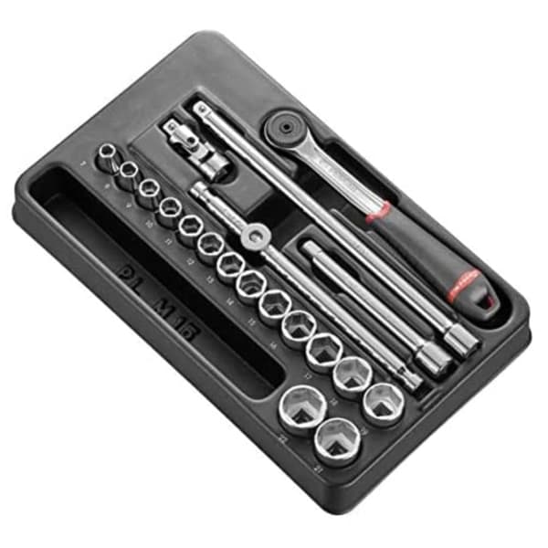 Hylsnyckelsats Facom MOD.J161-36; 3/8''; 20 st.