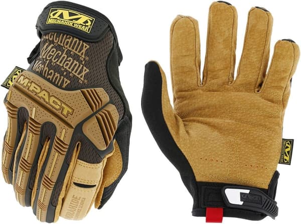 Handskar Mechanix Wear M-Pact Leather; S