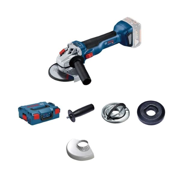Vinkelslip Bosch GWS 18V-10 Solo L-Boxx; 18 V; (utan batteri och laddare)