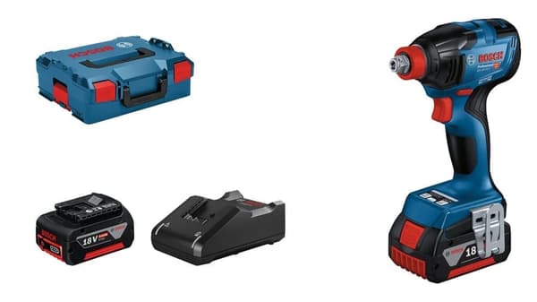 Slagskruvdragare / slagmutterdragare Bosch GDX 18V-210 C Professional; 18 V; 2x5,0 Ah batt.