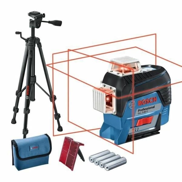 Linjelaser Bosch GLL 3-80 C + stand BT 150