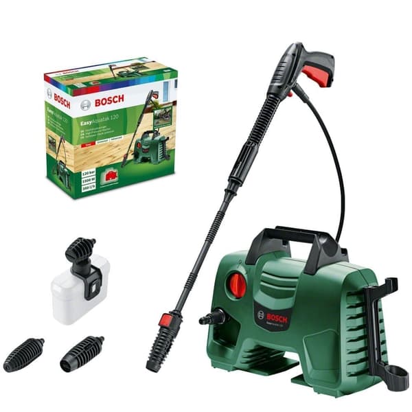 Högtryckstvätt Bosch EasyAquatak 120 Svart, Grön