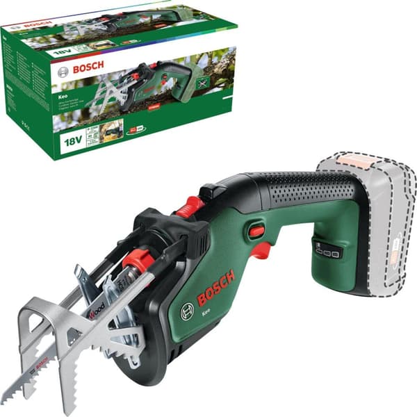 Batteridriven tigersåg Bosch Keo; 18 V (utan batteri och laddare)