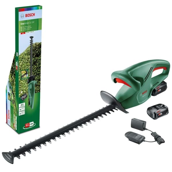 Busksax Bosch EasyHedgeCut 18-45; 18 V; 2x2,0 Ah; 45 cm svärd; sladdlös