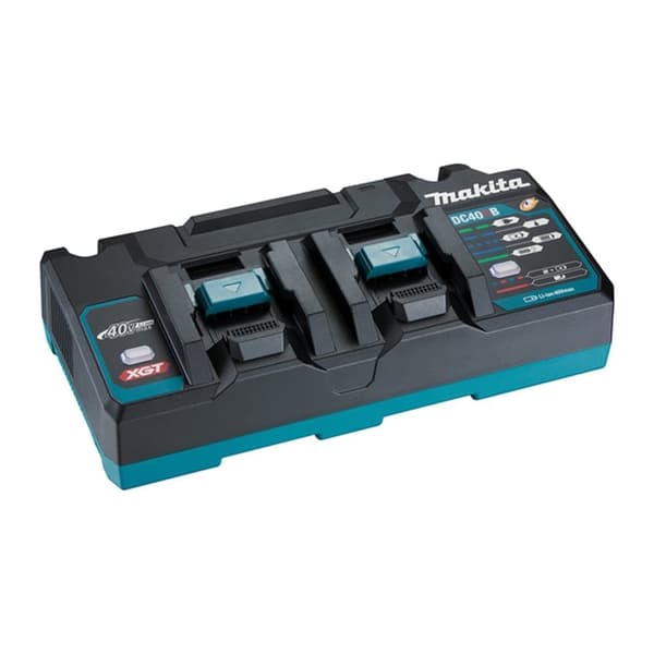 Laddare med kort laddningstid Makita DC40RB XGT; 40 V Turkos