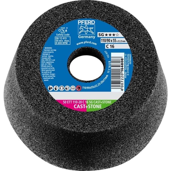 Sliphuvud Pferd C16 SG CAST+STONE 50 ETT; 110x20 mm