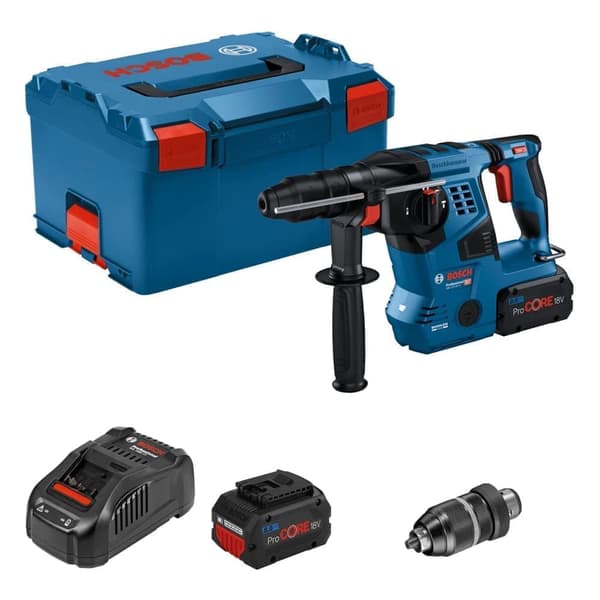 Borrhammare Bosch GBH 18V-28 CF; 18 V; 3,3 J; SDS-plus; 2x8,0 Ah batt.