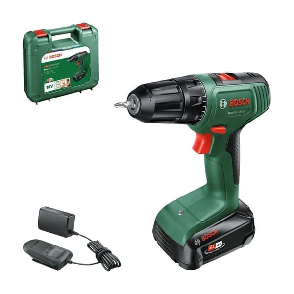 Skruvdragare/borr Bosch EasyDrill 18V-38; 18 V; 1x2,0 Ah batt.