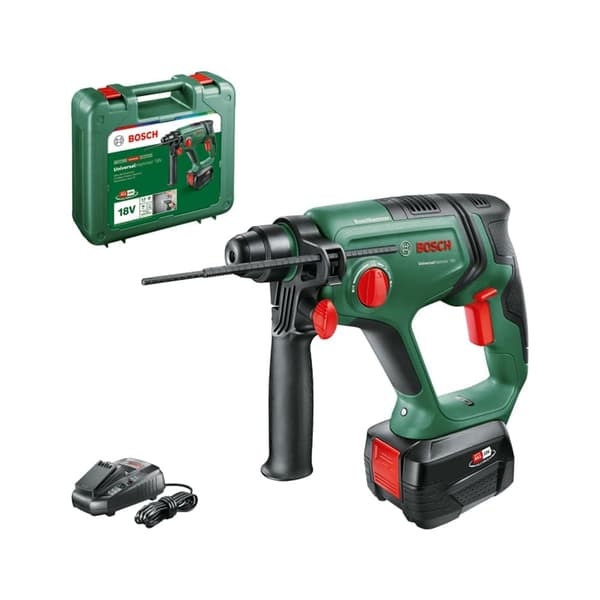 Borrhammare Bosch Universal Hammer; 2,0 J; SDS-Plus; 18 V; 1x4,0 Ah batt.