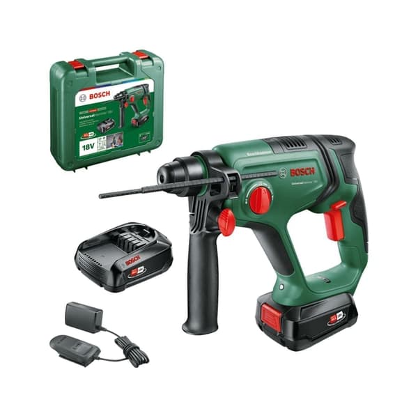 Borrhammare Bosch UniversalHammer; 2,0 J; SDS-Plus; 18 V; 2x2,5 Ah batt.