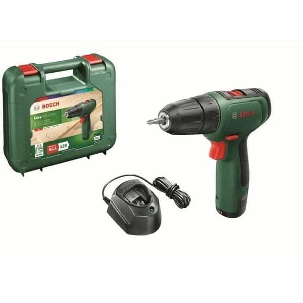 Skruvdragare/borr Bosch EasyDrill 1200; 12 V; 2x1,5 Ah batt.