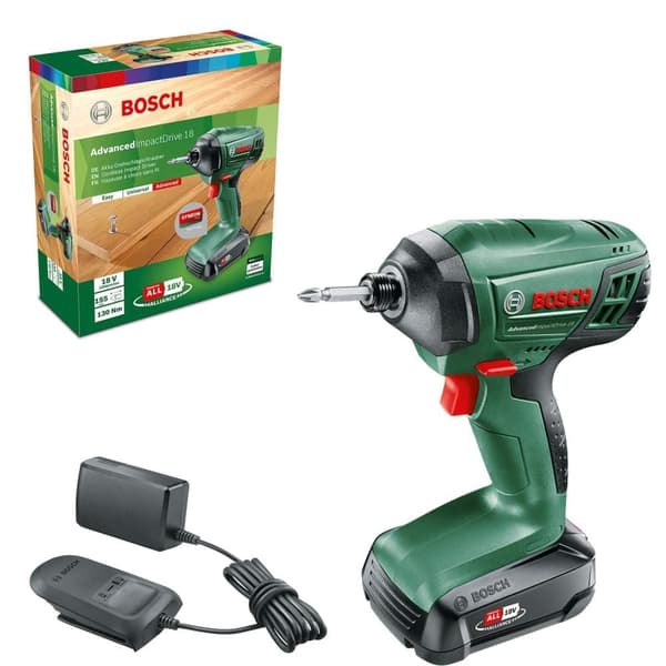 Slagskruvdragare Bosch Advanced ImpactDrive 18; 18 V; 1x1,5 Ah batt.