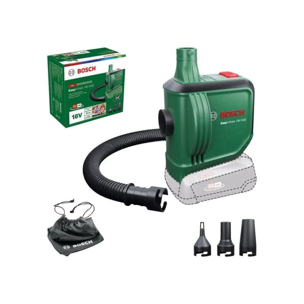 Sladdlös luftpump Bosch EasyInflate 18V-500; 18 V (utan batteri och laddare)
