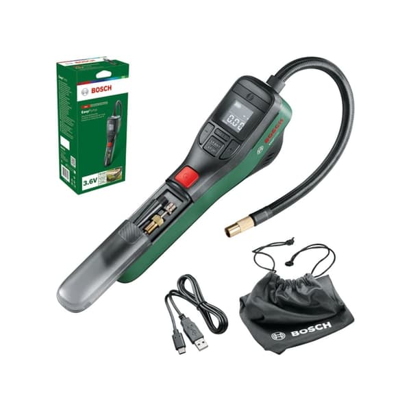 Sladdlös luftpump Bosch EasyPump; 3,6V; 1x3 Ah batt.
