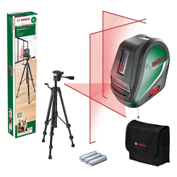 Korslinjelaser Bosch UniversalLevel 3 Set