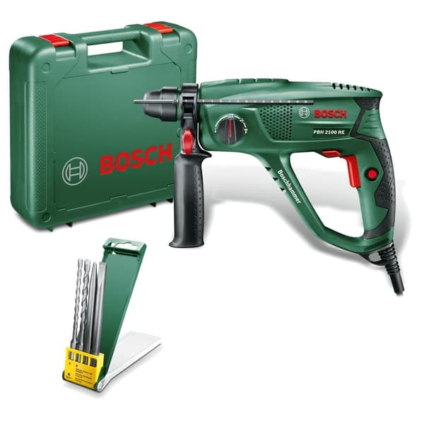 Borrhammare Bosch PBH 2100 RE; 1,7 J; SDS-plus + 6 borrsats